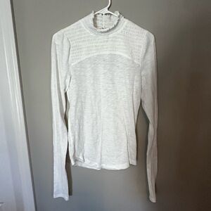 We the Free ruched white top